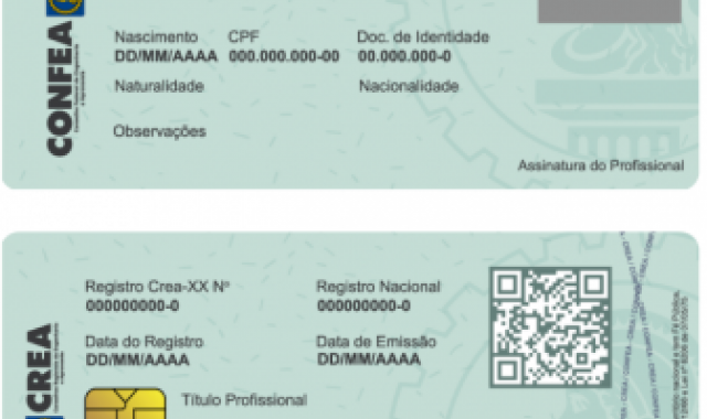 Novo modelo da Carteira de Identidade Profissional