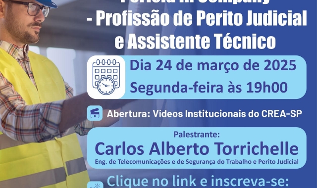 Perícia in Company – Profissão de Perito Judicial e Assistente Técnico 