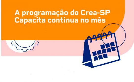 Agenda do Crea-SP Capacita de outubro