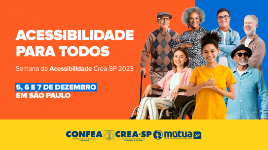 Crea-SP realiza a 1ª Semana da Acessibilidade e Inclusão