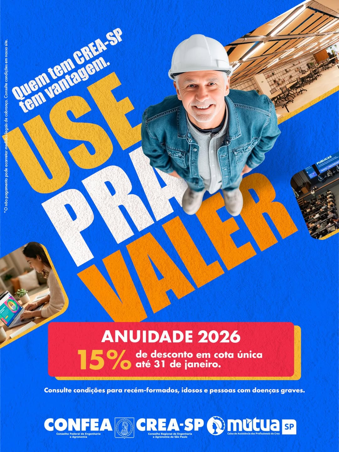 Anuidade 2026 do Crea-SP
