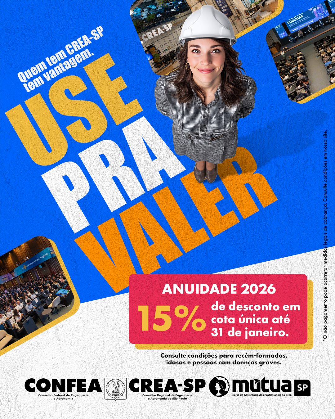 Última semana para o pagamento da anuidade com 15% de desconto